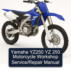Yamaha YZ Models YZ250 250 Motorcycle Service Repair Workshop Manual PDF