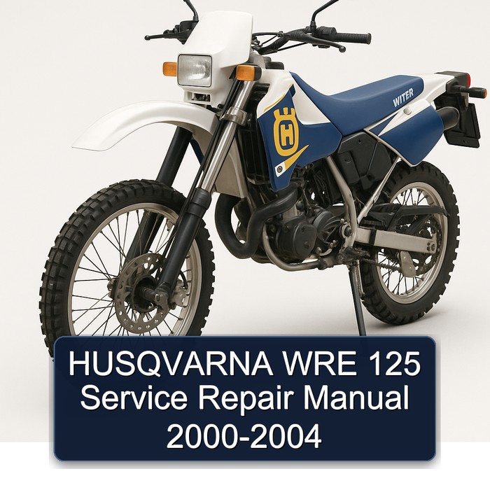 2000-2004 Husqvarna WRE Models 125 Service Repair Workshop Manual PDF