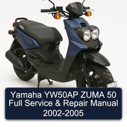 2002-2005 Yamaha Zuma YW50AP 50 Service Repair Workshop Manual PDF