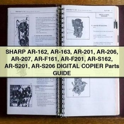 Sharp AR-162 AR-163 AR-201 AR-206 AR-207 AR-F161 AR-F201 AR-S162 AR-S201 AR-S206 Digital Copier Parts Service Repair Workshop Manual PDF
