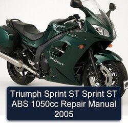 2005 Triumph Sprint ST ABS 1050CC Service Repair Workshop Manual PDF