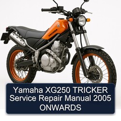 2005 Yamaha XG250 Tricker Onwards Service Repair Workshop Manual PDF