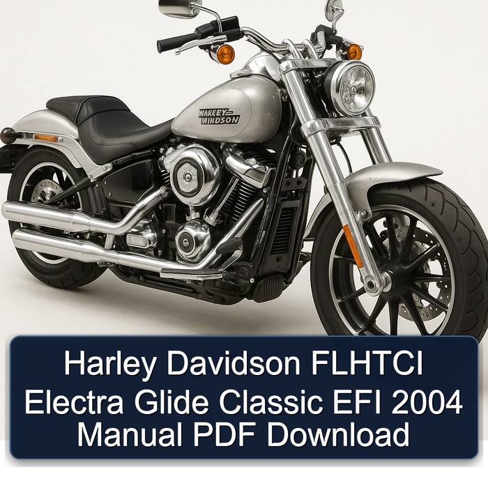 2004 Aprilia Classic Harley Davidson Flhtci Electra Glide EFI Service Repair Workshop Manual PDF
