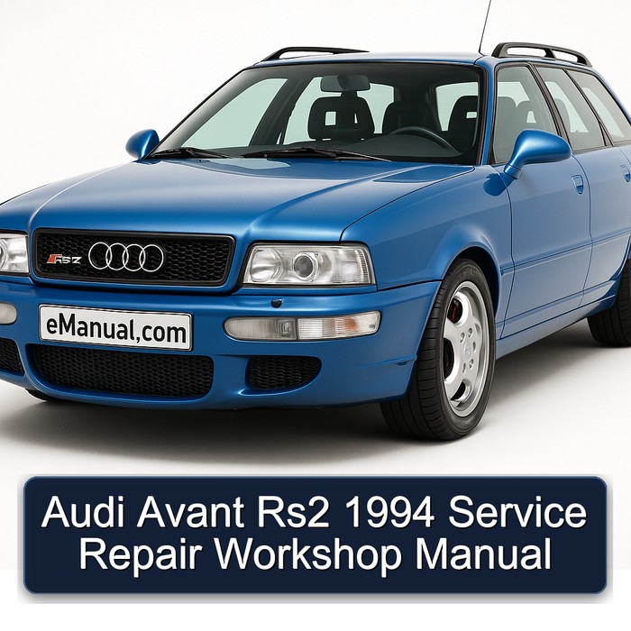 1994 Audi RS2 Avant Service Repair Workshop Manual PDF