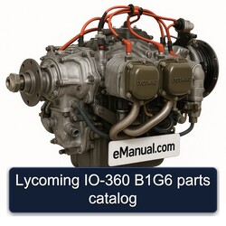 Lycoming O 360 Series IO-360 B1g6 Parts Catalog PDF