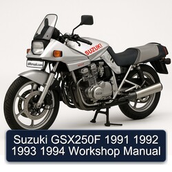 1991-1994 Suzuki GSX Series GSX250F Service Repair Workshop Manual PDF
