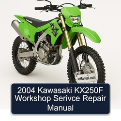 2004 Kawasaki KX Series KX250F Serivce Service Repair Workshop Manual PDF