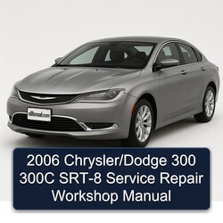 2006 Chrysler 300C /dodge 300 SRT-8 Service Repair Workshop Manual PDF