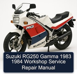 1983-1984 Suzuki RG Series RG250 Gamma Service Repair Workshop Manual PDF