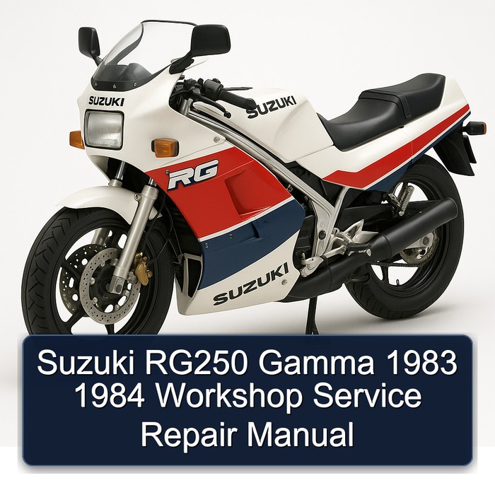 1983-1984 Suzuki RG Series RG250 Gamma Service Repair Workshop Manual PDF