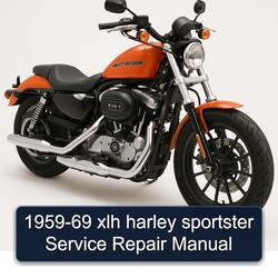 1959-1969 Harley Davidson Sportster Xlh Service Repair Workshop Manual PDF