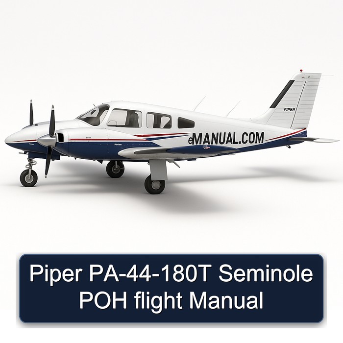Piper Pa-44-180t Seminole POH Flight Service Repair Workshop Manual PDF
