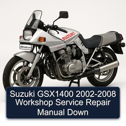 2002-2008 Suzuki GSX Series GSX1400 - Down Service Repair Workshop Manual PDF