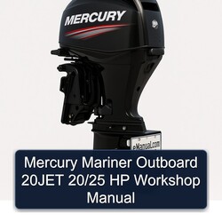 Mercury Mariner Outboard 20JET 20/25 HP Service Repair Workshop Manual PDF