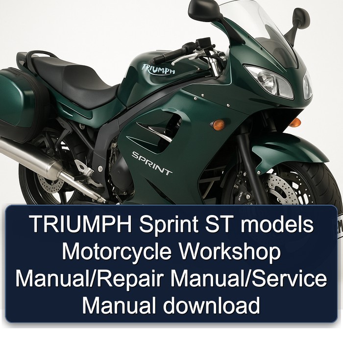Triumph Sprint ST Models Motorcycle Service Repair Workshop Manual PDF