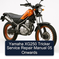 Yamaha XG250 Tricker 05 Onwards Service Repair Workshop Manual PDF