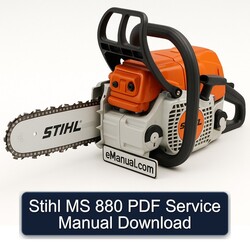 Stihl MS 880 Service Repair Workshop Manual PDF