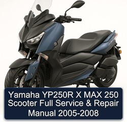 2005-2008 Yamaha X Max YP250R 250 Scooter Service Repair Workshop Manual PDF