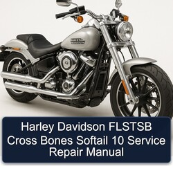Harley Davidson Softail Flstsb Cross Bones 10 Service Repair Workshop Manual PDF