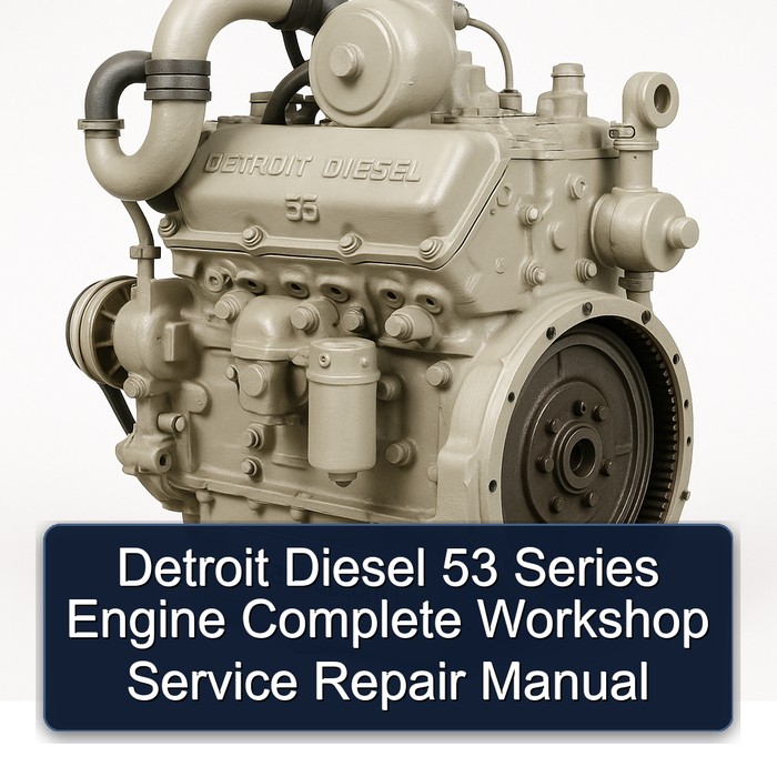 Detroit Diesel 53 Series Engine Service Repair Workshop Manual PDF