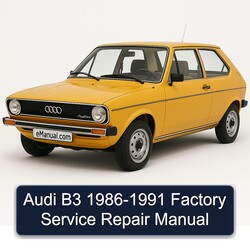 1986-1991 Audi 50 B3 Service Repair Workshop Manual PDF