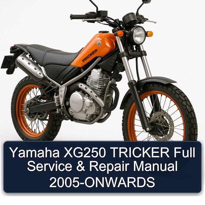2005 Yamaha XG250 Tricker Onwards Service Repair Workshop Manual PDF