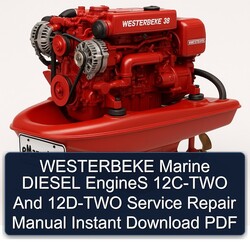 Westerbeke Marine Diesel Engines 12C-TWO 12D-TWO Service Repair Workshop Manual PDF