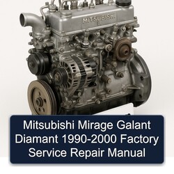1990-2000 Mitsubishi Galant Mirage Diamant Service Repair Workshop Manual PDF