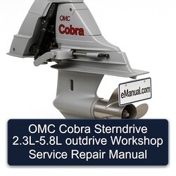 OMC Cobra Sterndrive 2.3l-5.8l Outdrive Service Repair Workshop Manual PDF