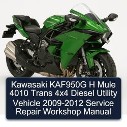 2009-2012 Kawasaki H Series KAF950G Mule 4010 Trans 4x4 Diesel Utility Vehicle Service Repair Workshop Manual PDF