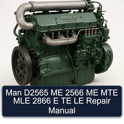 MAN D2565 ME 2566 MTE MLE 2866 E TE LE Service Repair Workshop Manual PDF