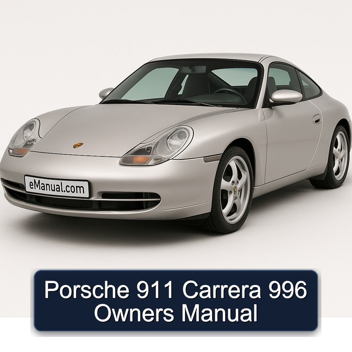 Porsche 911 Carrera 996 Owners Owner's Manual PDF
