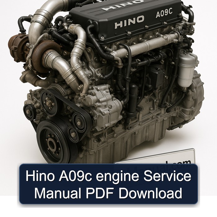 Hino A09C Engine Service Repair Workshop Manual PDF