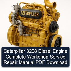 Caterpillar 3208 Diesel Engine Service Repair Workshop Manual PDF