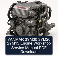 Yanmar 3ym30 3ym20 2ym15 Engine Service Repair Workshop Manual PDF