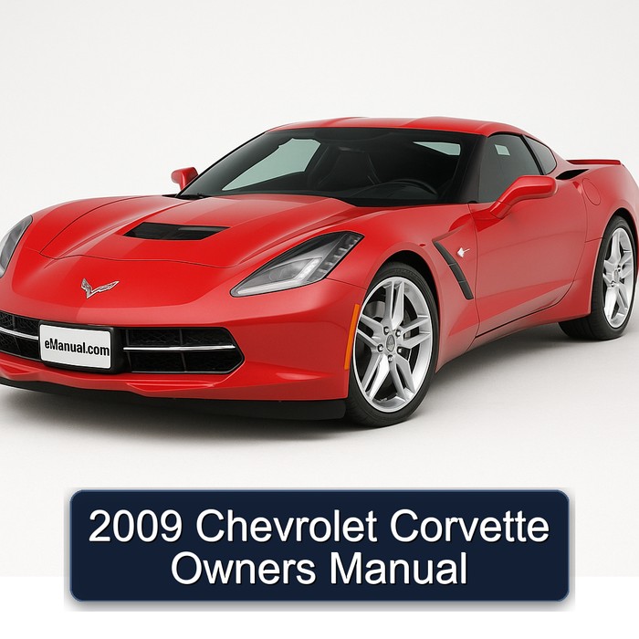 2009 Chevrolet Corvette Owners Owner's Manual PDF
