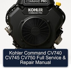 Kohler Command Pro Models CV740 CV745 CV750 Service Repair Workshop Manual PDF