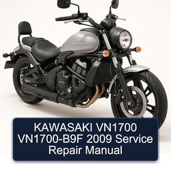 KAWASAKI VN1700 VN1700-B9F 2009 Manual de servicio y reparación 