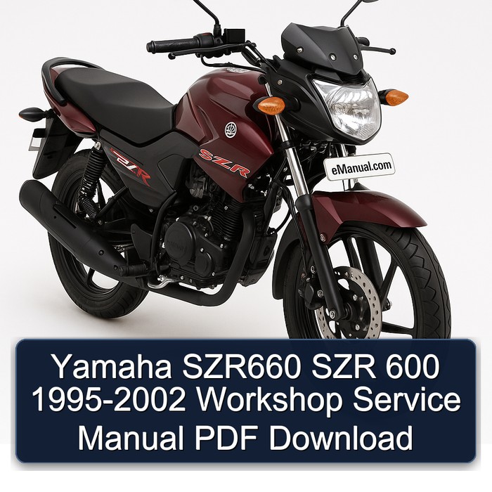 1995-2002 Yamaha SZR Models SZR660 600 Service Repair Workshop Manual PDF