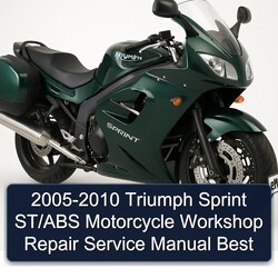 2005-2010 Triumph Sprint St/abs Motorcycle Best Service Repair Workshop Manual PDF
