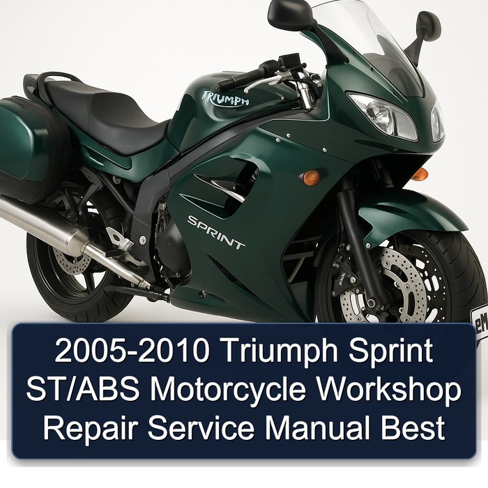 2005-2010 Triumph Sprint St/abs Motorcycle Best Service Repair Workshop Manual PDF