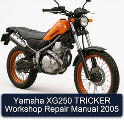 2005 Yamaha XG250 Tricker Service Repair Workshop Manual PDF