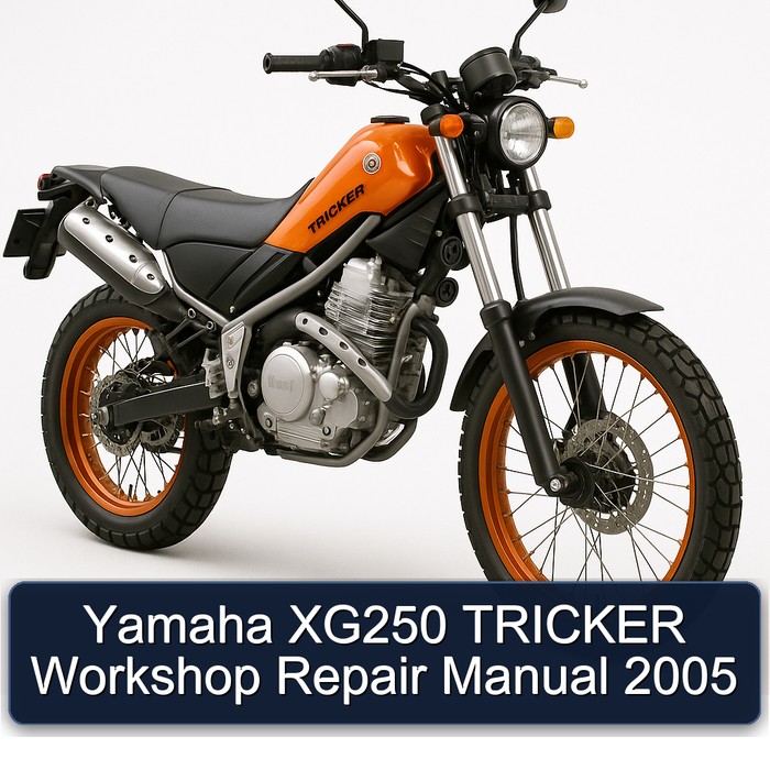 2005 Yamaha XG250 Tricker Service Repair Workshop Manual PDF