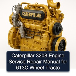 Caterpillar 3208 Engine 613C Wheel Tracto Service Repair Workshop Manual PDF