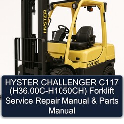 Hyster Challenger C117 (h36.00c-h1050ch) Forklift Parts Catalog PDF