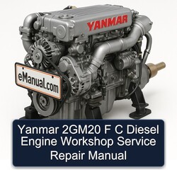 Yanmar 2gm20 F C Diesel Engine Service Repair Workshop Manual PDF