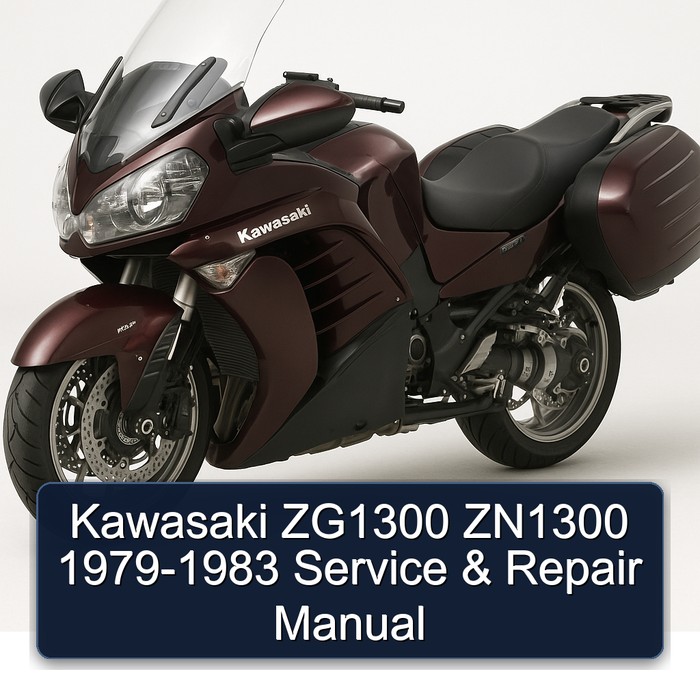 1979-1983 Kawasaki ZG Models ZG1300 ZN1300 Service Repair Workshop Manual PDF