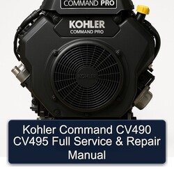 Kohler Command Pro Models CV490 CV495 Service Repair Workshop Manual PDF