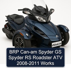 BRP Can-am Spyder GS Spyder RS Roadster ATV 2008-2011 Works
