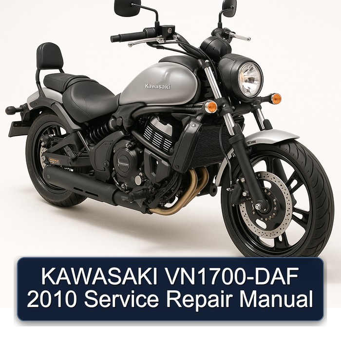 2010 DAF Kawasaki VN1700 Service Repair Workshop Manual PDF